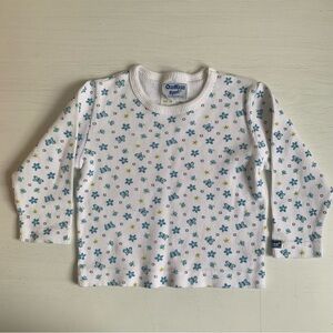 Vintage OshKosh Baby Girl Long Sleeve Shirt Sz 12 Months